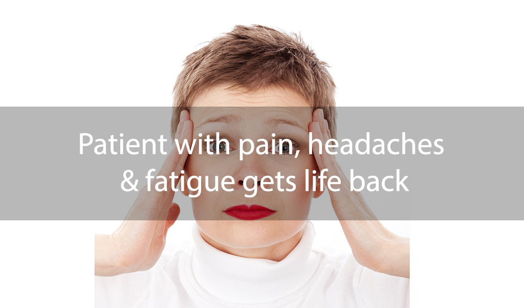 Patient with headaches, pain and fatigue recovers with NeuroMetabolic Integration program