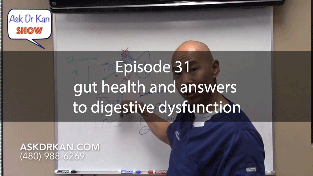 Ask Dr Kan Show Episode 31 – gut health and answers to digestive dysfunction