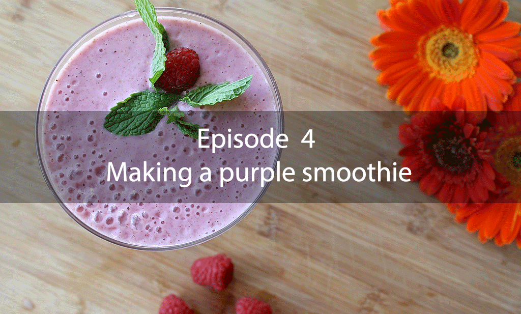 The Mix – Episode 4 – Making a purple smoothie