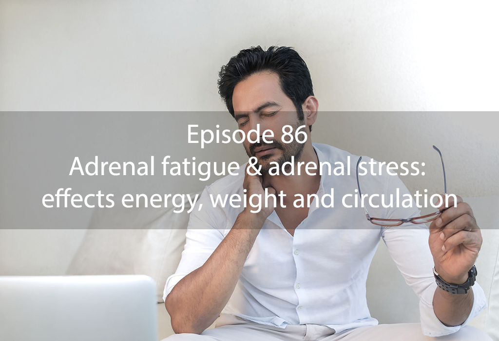 AskDrKan Show – Episode 86: Adrenal fatigue & adrenal stress: effects energy, weight and circulation