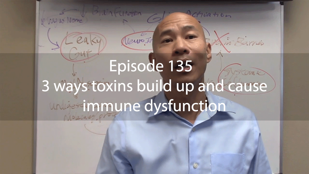 Ask Dr Kan Show Ep 135 – 3 ways toxins build up and cause immune dysfunction