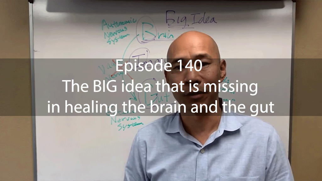 Ask Dr Kan Show Ep 140 – The BIG idea that is missing in healing the brain and the gut
