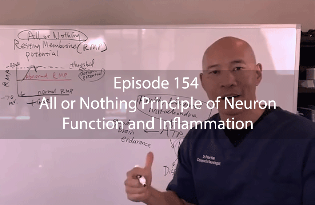 Ask Dr Kan Show Ep 154 – All or Nothing Principle of Neuron Function and Inflammation