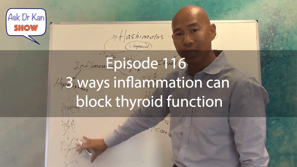 Ask Dr Kan Episode 116 – 3 ways inflammation can block thyroid function