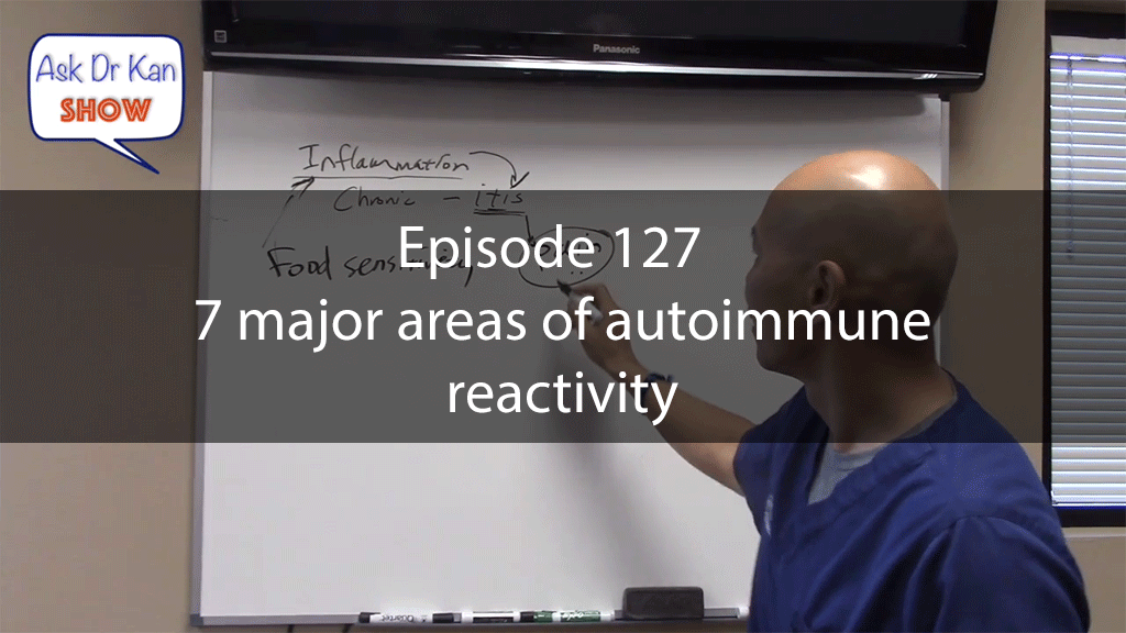 Ask Dr Kan Show Episode 127 – 7 major areas of autoimmune reactivity