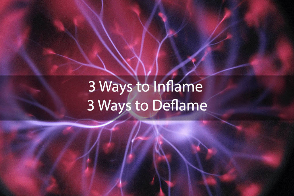 3 Ways to Inflame, 3 Ways to Deflame